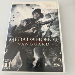 Medal of Honor Vanguard Nintendo Wii Video Game 2007 CIB Complete Tested